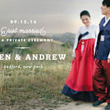 "Timeless" - Wedding Announcements in White by Oscar and Emma - Karly Depew - Detail