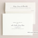 "Timeless" - Wedding Announcements in White by Oscar and Emma - Karly Depew - FREE Recipient Addressing
