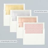 "Up and Away" - Wedding Announcements in Tomato by leslie hamer - Envelope Liner Options