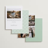 "XOXO" - Wedding Announcements in Snow by Carolyn MacLaren - Back of Card Options