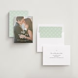 "XOXO" - Wedding Announcements in Snow by Carolyn MacLaren - Assembled