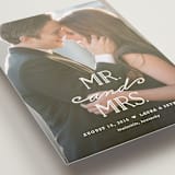 "XOXO" - Wedding Announcements in Snow by Carolyn MacLaren - Detail
