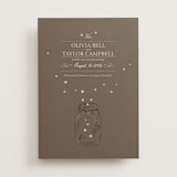"Fireflies" - Wedding Announcements in Zuni Brown by Paige Rothhaar - Front