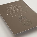 "Fireflies" - Wedding Announcements in Zuni Brown by Paige Rothhaar - Detail
