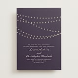 "Midnight Vineyard" - Wedding Announcements in Deep Eggplant by Design Lotus - Front