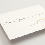"The Happy Couple" - Wedding Announcements in Yellow by R studio - Detail