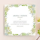 "Fling" - Wedding Announcements in Leaf by Andrea Mentzer - Front