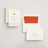 "Coral" - Wedding Announcements in Tangelo by Oscar and Emma - Karly Depew - Assembled
