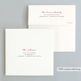 "just married" - Wedding Announcements in Light Teal by Three Kisses Studio - FREE Recipient Addressing