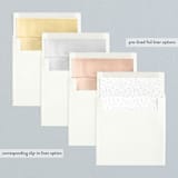 "just married" - Wedding Announcements in Light Teal by Three Kisses Studio - Envelope Liner Options