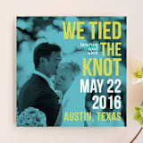 "Love Bop" - Wedding Announcements in Seafoam by Alex Elko Design - Front