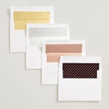 "chic" - Wedding Announcements in Chocolate by kelli hall - Envelope Liner Options