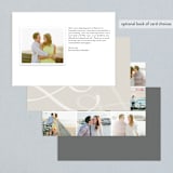 "Belle Memoire   " - Wedding Announcements in Pure White by Helena Seo Design - Back of Card Options