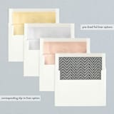 "Happy Everything" - Wedding Announcements in Snow by Annie Clark - Envelope Liner Options