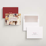 "Bowtie" - Wedding Announcements in Burgundy by Design Lotus - Assembled