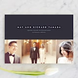 "High Style" - Wedding Announcements in Peacock by kelli hall - Front
