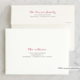 "High Style" - Wedding Announcements in Peacock by kelli hall - FREE Recipient Addressing