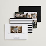 "Offbeat" - Wedding Announcements in Noir by Kimberly FitzSimons - Back of Card