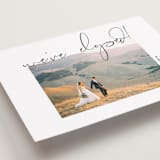 "Offbeat" - Wedding Announcements in Noir by Kimberly FitzSimons - Close-Up