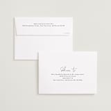 "Offbeat" - Wedding Announcements in Noir by Kimberly FitzSimons - FREE Recipient Addressing