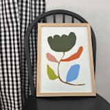 "Wildflower Green" - Limited Edition Fine Art Print in green by Kelly Watkins