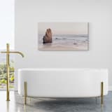 "Malibu View 2 - 48" x 27"" - Limited Edition Fine Art Print in pink by Kamala Nahas