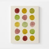 "Modern Fall Circles" - Limited Edition Fine Art Print in multicolorassorted-colors by Danushka Abeygoda