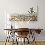 "Mojave 1 - 48" x 27"" - Limited Edition Fine Art Print in beige by Kamala Nahas