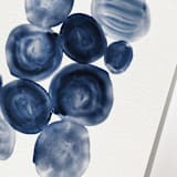 "Indigo Pools" - Limited Edition Fine Art Print in blue by Danushka Abeygoda