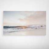 "Anacapa Swell - 64" x 36"" - Limited Edition Fine Art Print in blue by Kamala Nahas