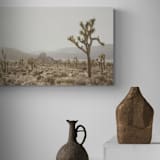 "Mojave 1 - 32" x 18"" - Limited Edition Fine Art Print in beige by Kamala Nahas