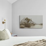 "Desert Flurry - 48" x 27"" - Limited Edition Fine Art Print in gray by Kamala Nahas