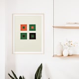 "Albers Squares" - Limited Edition Fine Art Print in multicolorassorted-colors by Dana Williamowsky