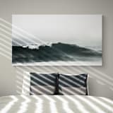 "Mariner's Muse 1 - 48" x 27"" - Limited Edition Fine Art Print in blue by Kamala Nahas