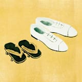 "Japanese Shoes" - Limited Edition Fine Art Print in multicolorassorted-colors by Dana Williamowsky
