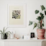 "Albers Leaves #2 Fall Gathering" - Limited Edition Fine Art Print in multicolorassorted-colors by Dana Williamowsky