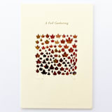 "Albers Leaves #3 Fall Gathering" - Limited Edition Fine Art Print in multicolorassorted-colors by Dana Williamowsky