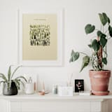 "Albers Leaves #4 Fall Gathering" - Limited Edition Fine Art Print in multicolorassorted-colors by Dana Williamowsky