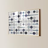 "Patterns of Connection" - Limited Edition Fine Art Print in blue by Danushka Abeygoda