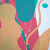 "Limited Edition Silkscreen Art Print three colors" - Limited Edition Fine Art Print in multicolor by Alexandra Dzh