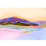 "Blazing down" - Limited Edition Fine Art Print in multicolor by Shraddha Dharia