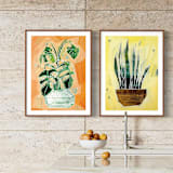 "Plant Print Set" - Limited Edition Fine Art Print in multicolor by Sarah Fitzgerald