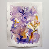 "A Purple Moment, Print" - Limited Edition Fine Art Print in multicolor by Suzanna Toole