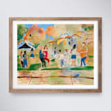 "Dancers in Lisbon" - Limited Edition Fine Art Print in multicolorassorted-colors by Suzanna Toole
