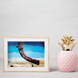 "Marfa Days 1" - Limited Edition Fine Art Print in blue by Stephanie C Martinez