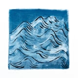 "Wave" - Limited Edition Fine Art Print in multicolorassorted-colors by Dana Williamowsky