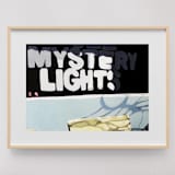 "Mystery Lights - Marfa Days 2" - Limited Edition Fine Art Print in blue by Stephanie C Martinez