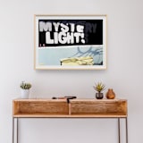 "Mystery Lights - Marfa Days 2" - Limited Edition Fine Art Print in blue by Stephanie C Martinez