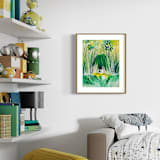 "Jungle Mate" - Limited Edition Fine Art Print in green by Sarah Fitzgerald