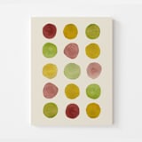 "Modern Fall Circles" - Limited Edition Fine Art Print in multicolorassorted-colors by Danushka Abeygoda